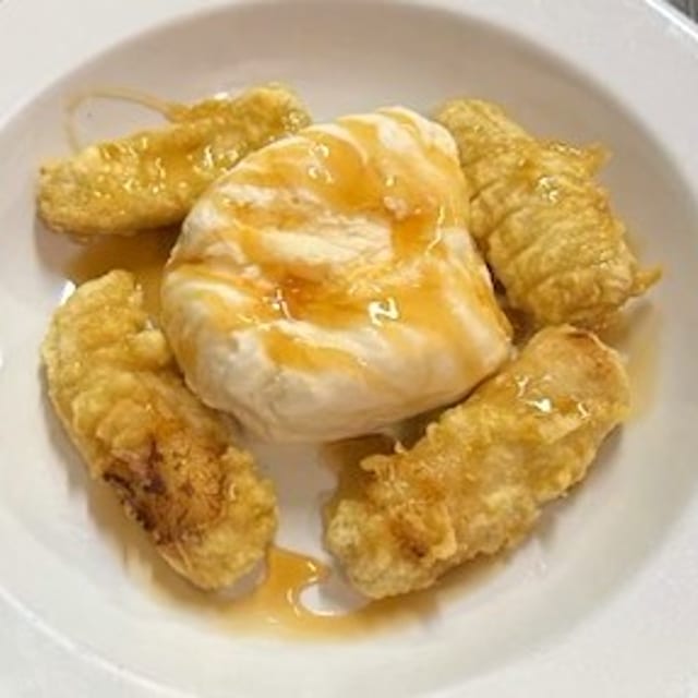 Fried Banana with Ice Cream.