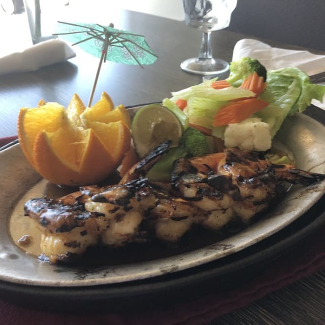 B3. Grilled Jumbo Shrimps.