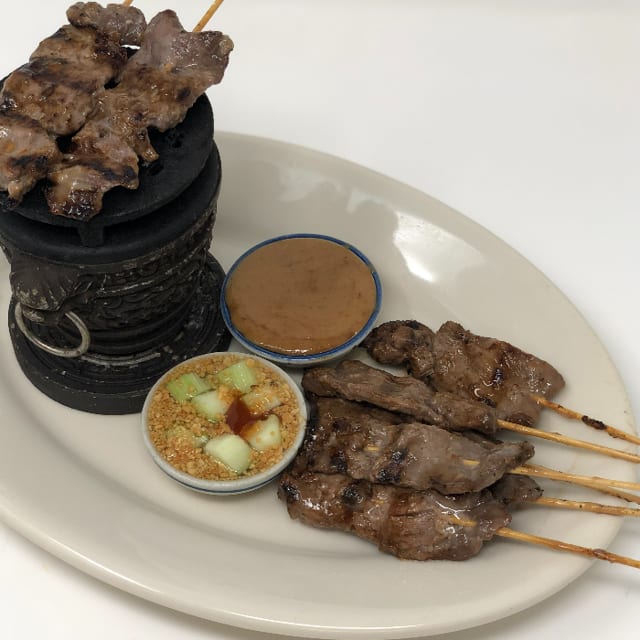 A4. Satay Beef.
