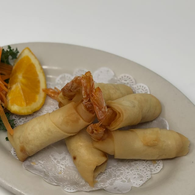 A3. Shrimp in a Blanket.
